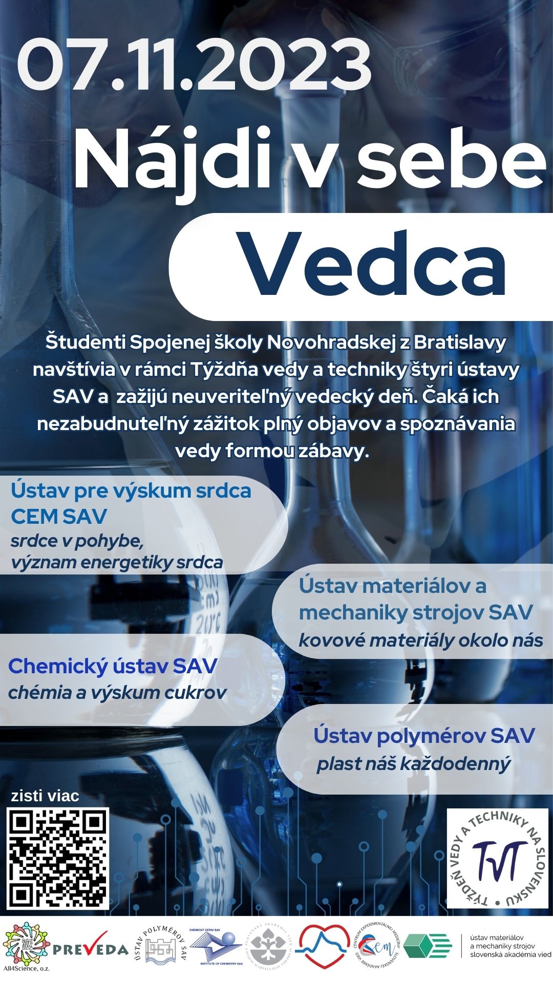 Týždeň vedy a techniky - Nájdi v sebe vedca na ÚMMS SAV